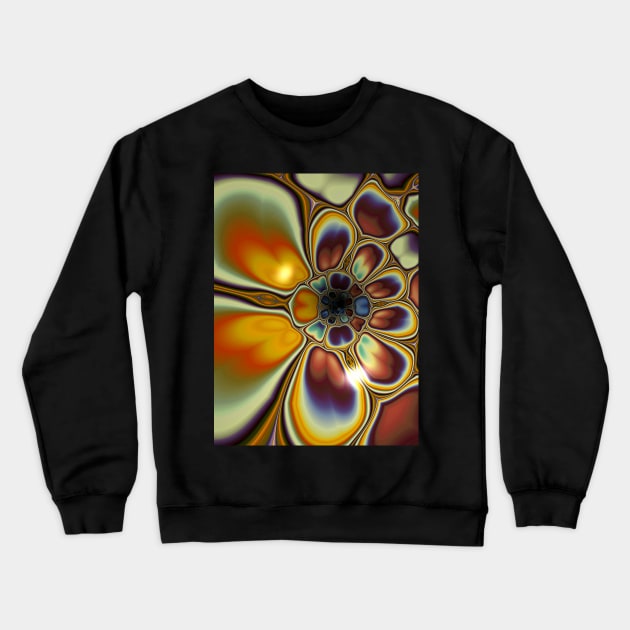 Deep Tones Crewneck Sweatshirt by Mistywisp